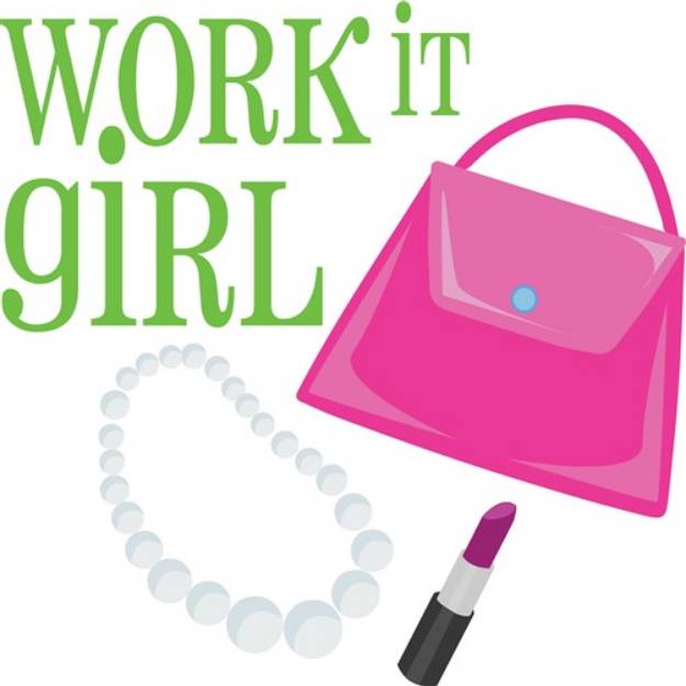 Picture of Work It Girl SVG File