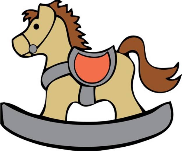 Picture of Rocking Horse SVG File