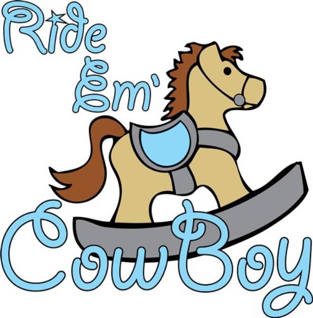 Picture of Ride Em Cowboy SVG File