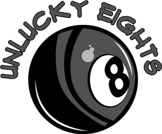 Picture of Unlucky Eights SVG File