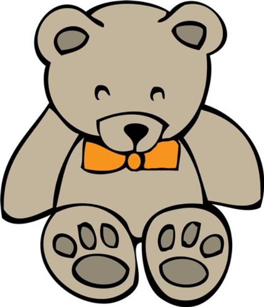 Picture of Teddy Bear SVG File