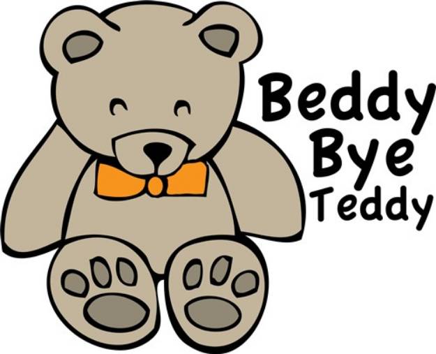 Picture of Beddy Bye Teddy SVG File