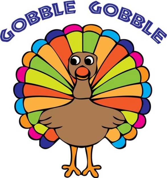 Picture of Gobble Gobble SVG File