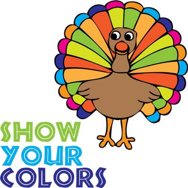 Picture of Show Your Colors SVG File