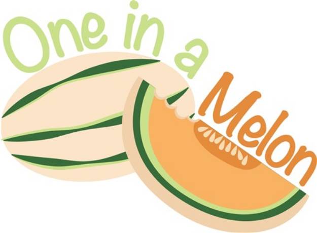 Picture of One In A Melon SVG File
