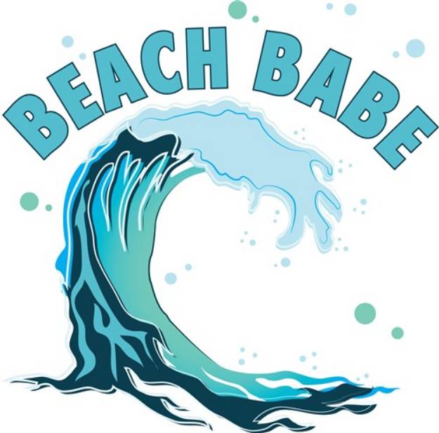 Picture of Beach Babe SVG File