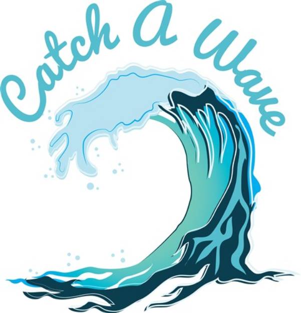 Picture of Catch A Wave SVG File