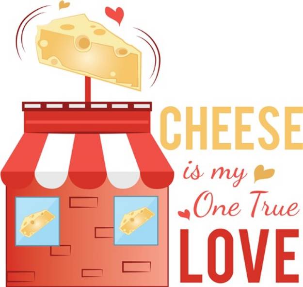 Picture of Cheese Is My Love SVG File