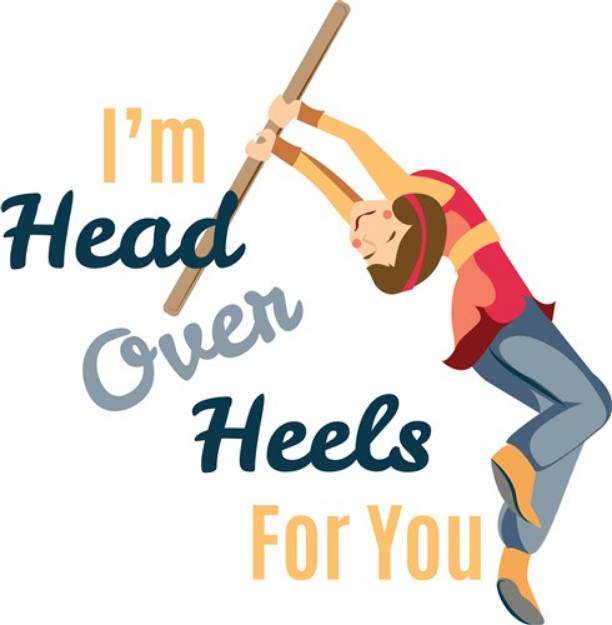 Picture of Head Over Heels SVG File