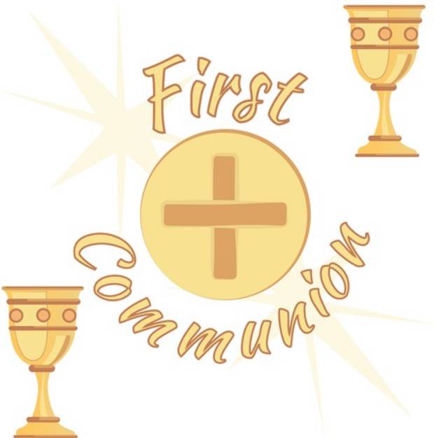 Picture of First Communion SVG File