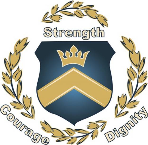 Picture of Strength Courage Dignity SVG File