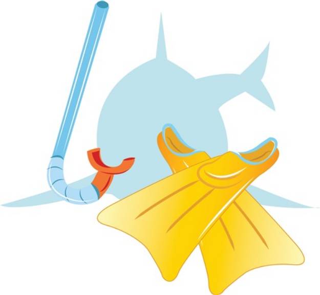Picture of Dive Shark SVG File