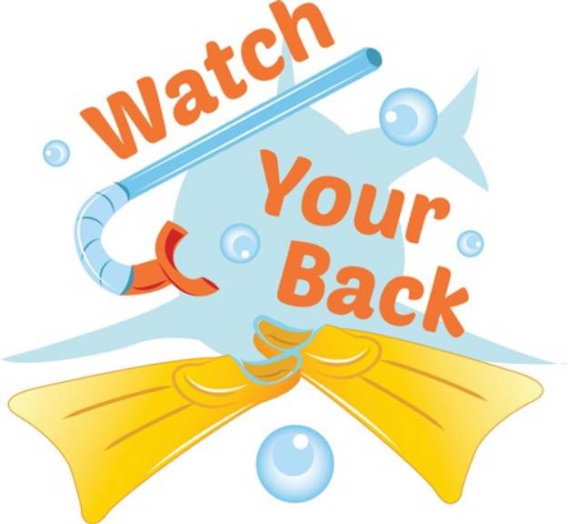Picture of Watch Your Back SVG File