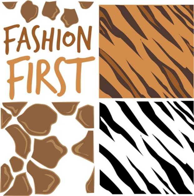 Picture of Fashion First SVG File