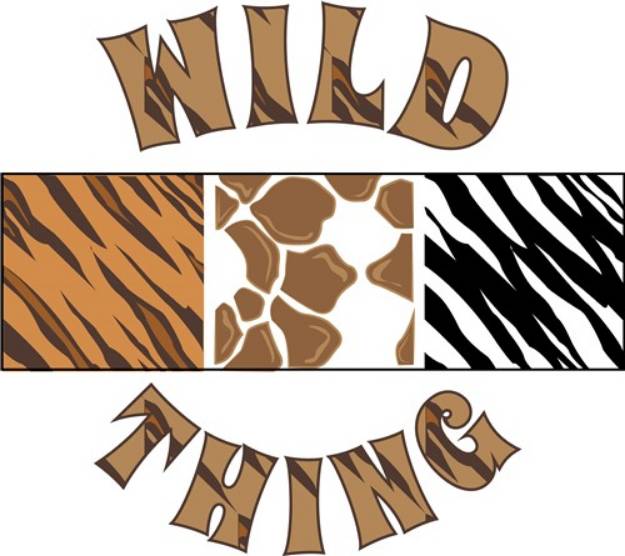 Picture of Wild Thing SVG File