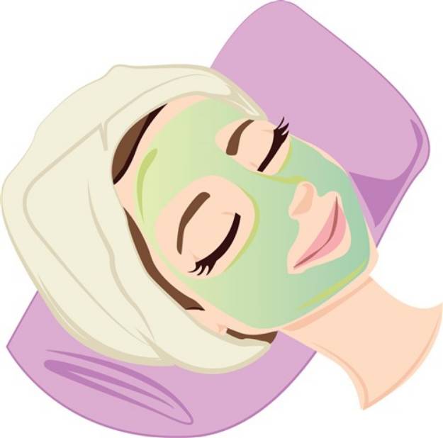 Picture of Facial Treatment SVG File