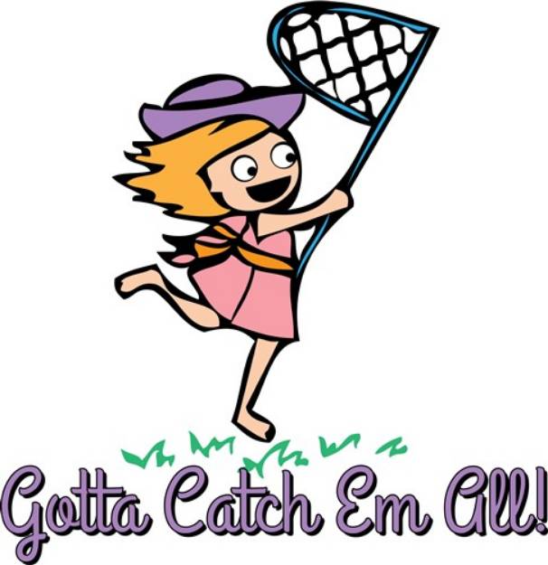 Picture of Catch Em All SVG File