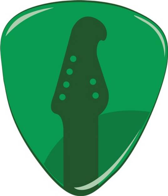 Picture of Guitar Pick SVG File