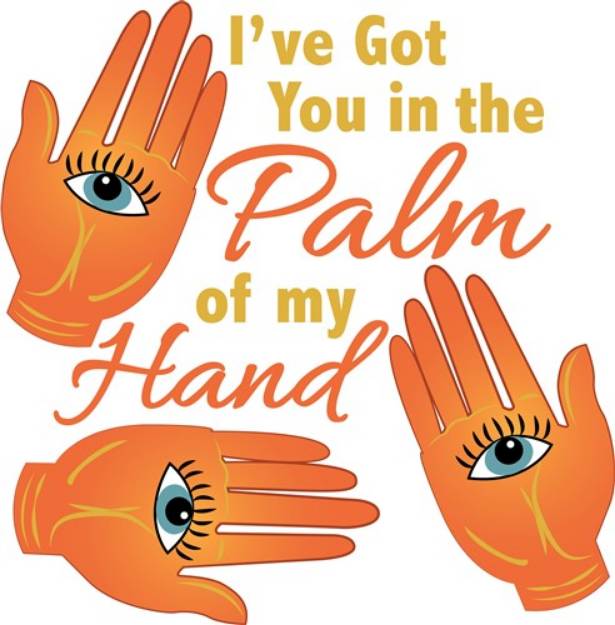 Picture of Palm Of My Hand SVG File
