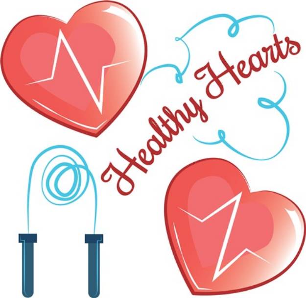 Picture of Healthy Hearts SVG File