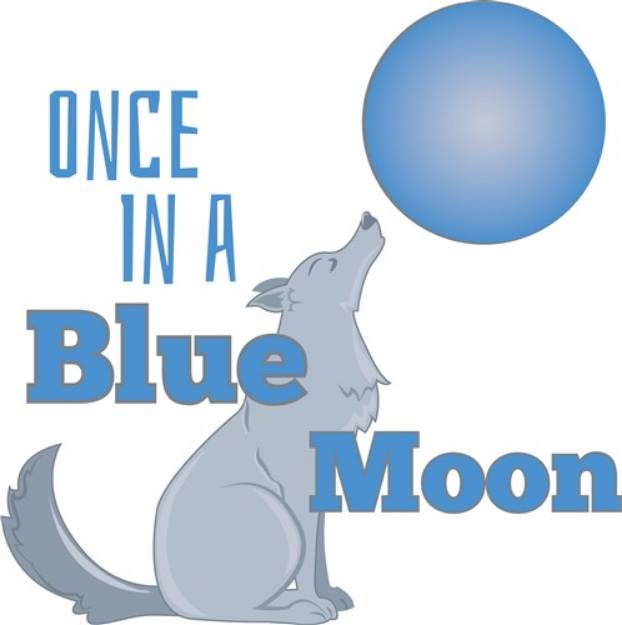 Picture of Blue Moon SVG File