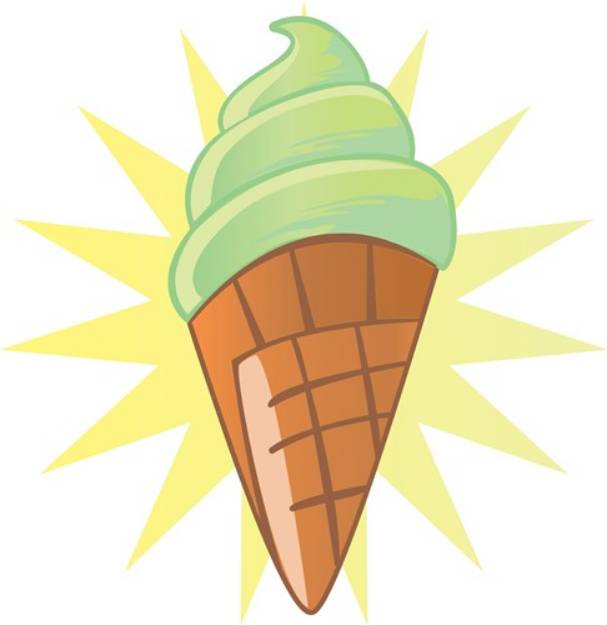 Picture of Ice Cream Cone SVG File