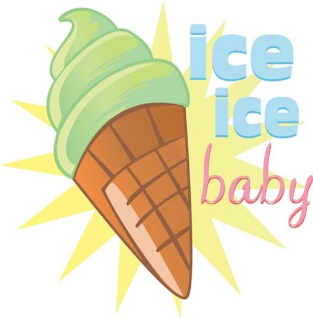 Picture of Ice Baby SVG File