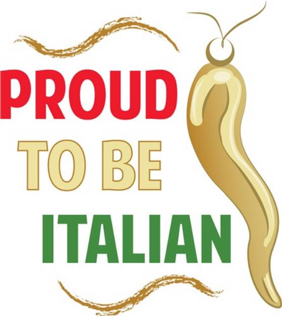 Picture of Proud Italian SVG File
