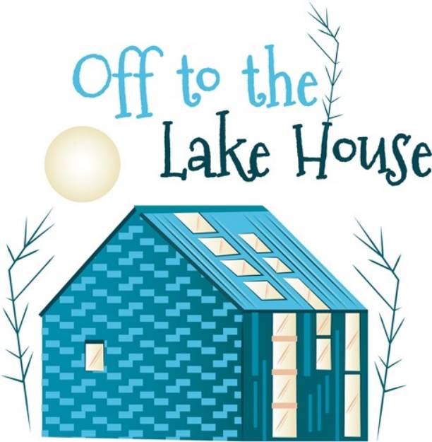 Picture of To Lake House SVG File