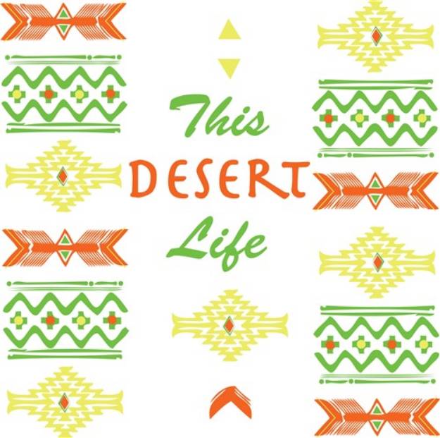 Picture of Desert Life SVG File