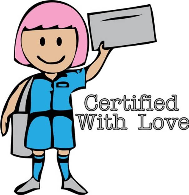 Picture of Certified With Love SVG File