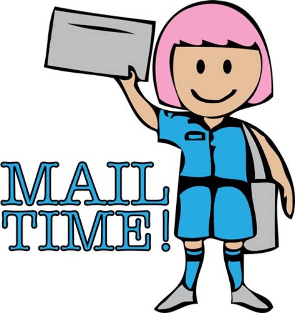 Picture of Mail Time SVG File