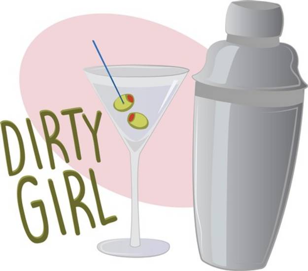 Picture of Dirty Girl SVG File