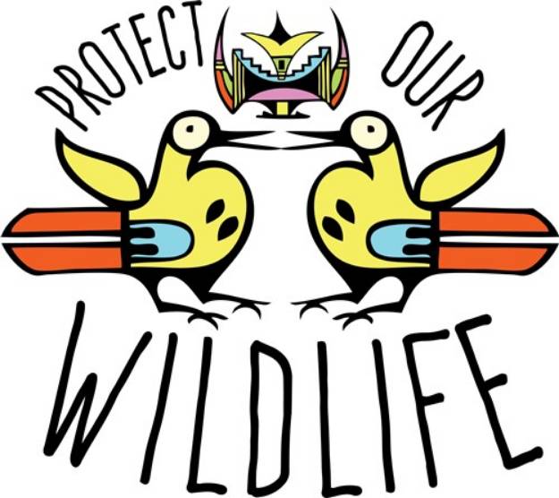 Picture of Protect Wildlife SVG File