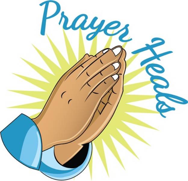 Picture of Prayer Heals SVG File