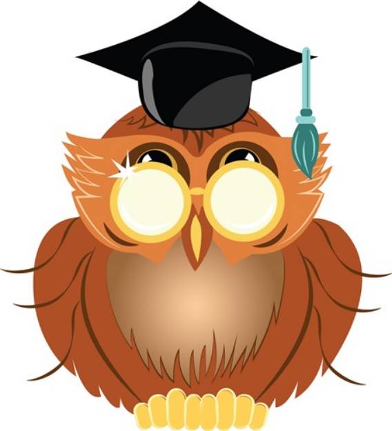 Picture of School Owl SVG File