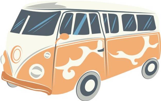 Picture of Volkswagen Bus SVG File