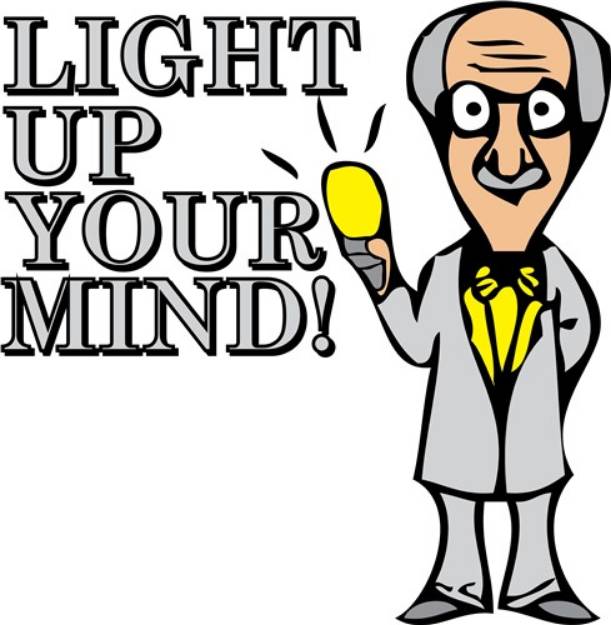 Picture of Light Up Your Mind SVG File