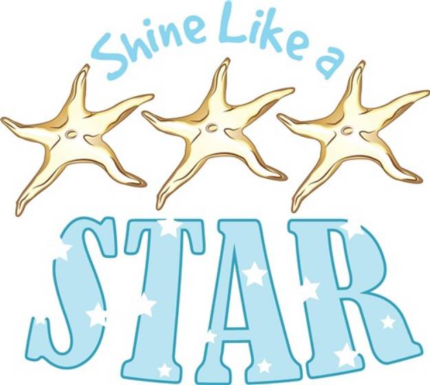 Picture of Shine Like Star SVG File