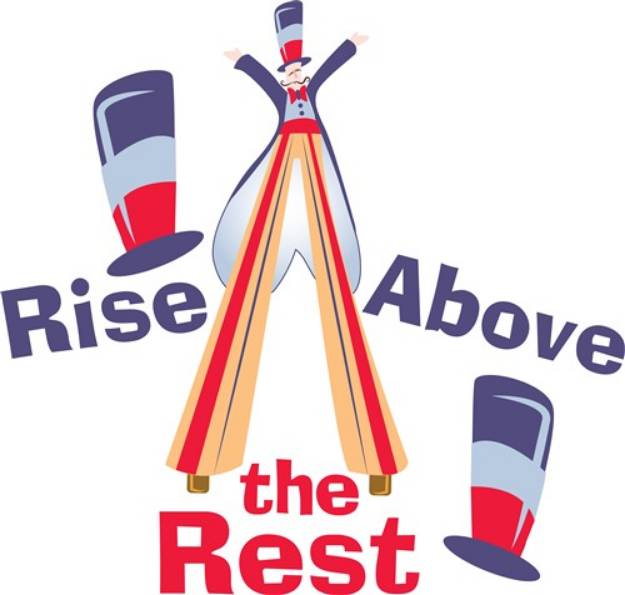 Picture of Rise Above Rest SVG File