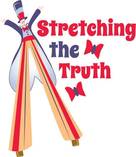 Picture of Stretching The Truth SVG File