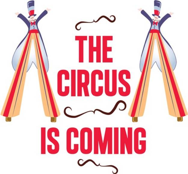 Picture of Circus Is Coming SVG File