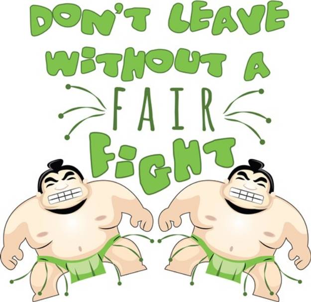 Picture of A Fair Fight SVG File