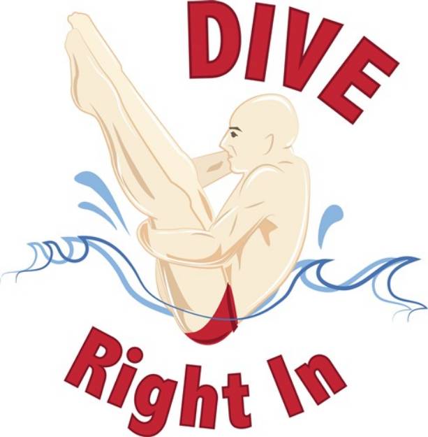 Picture of Dive Right In SVG File