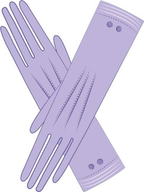 Picture of Ladies Gloves SVG File