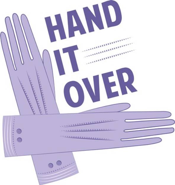 Picture of Hand It Over SVG File