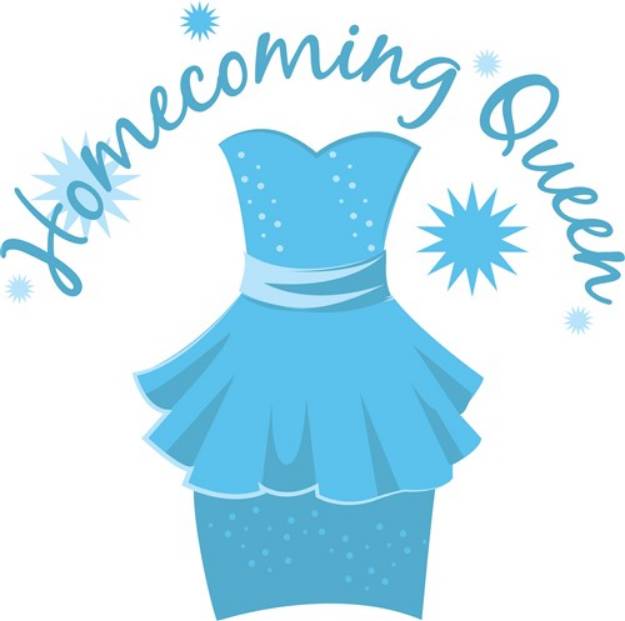 Picture of Homecoming Queen SVG File