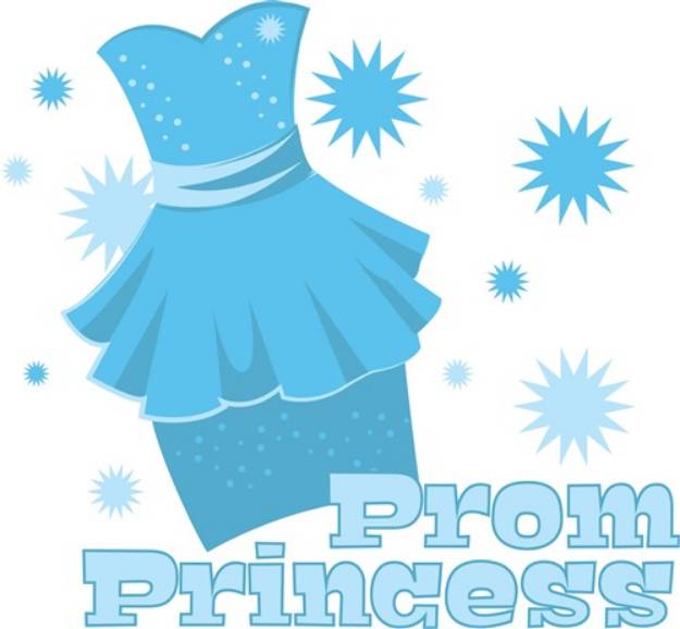 Picture of Prom Princess SVG File