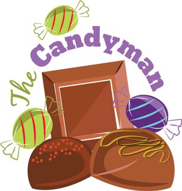Picture of The Candyman SVG File