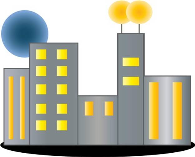 Picture of City Buildings SVG File